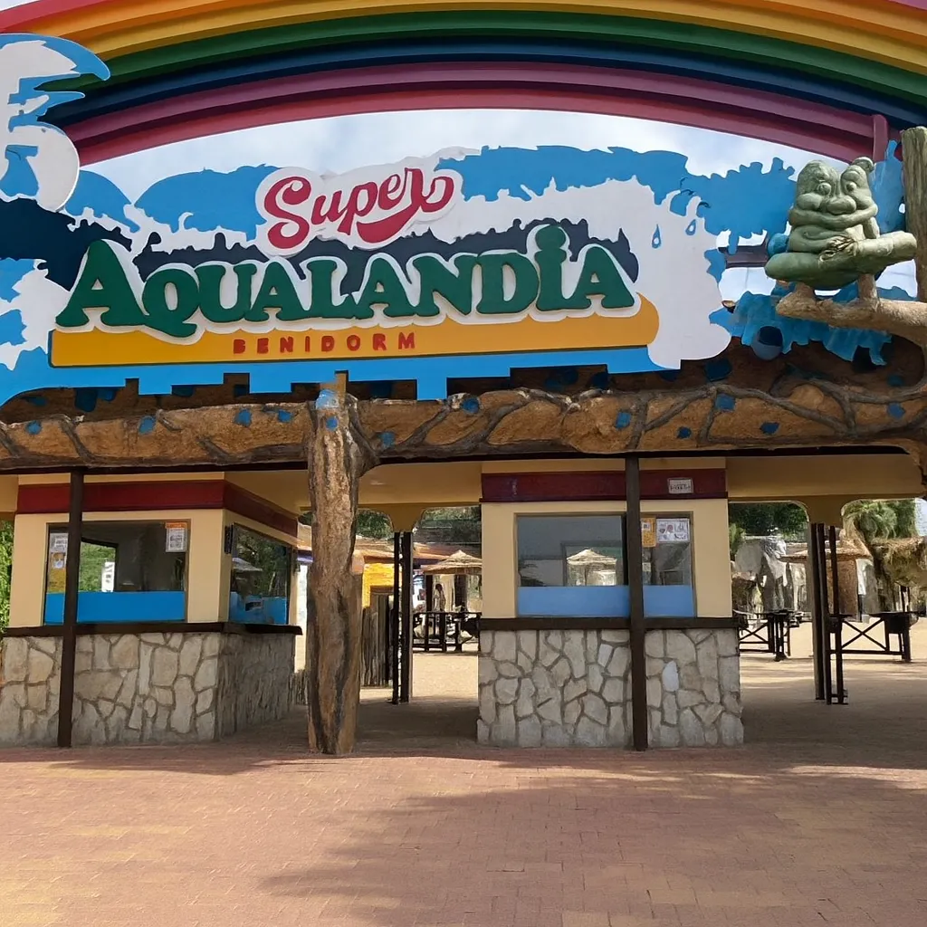 Aqualandia - Benidorm - atrakcja blisko apartamentu Gran Alacant, odległość 65km