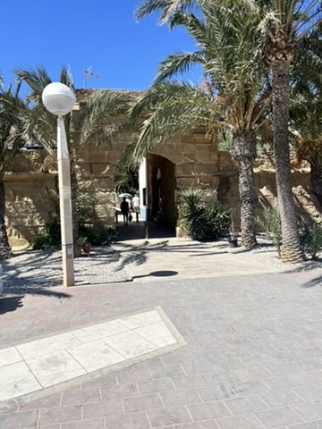 Centrum miasta Tabarca z historycznymi budynkami i tradycyjną architekturą śródziemnomorską