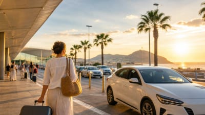 Odbiór pasażerów przy lotnisku Alicante i transfer do Gran Alacant