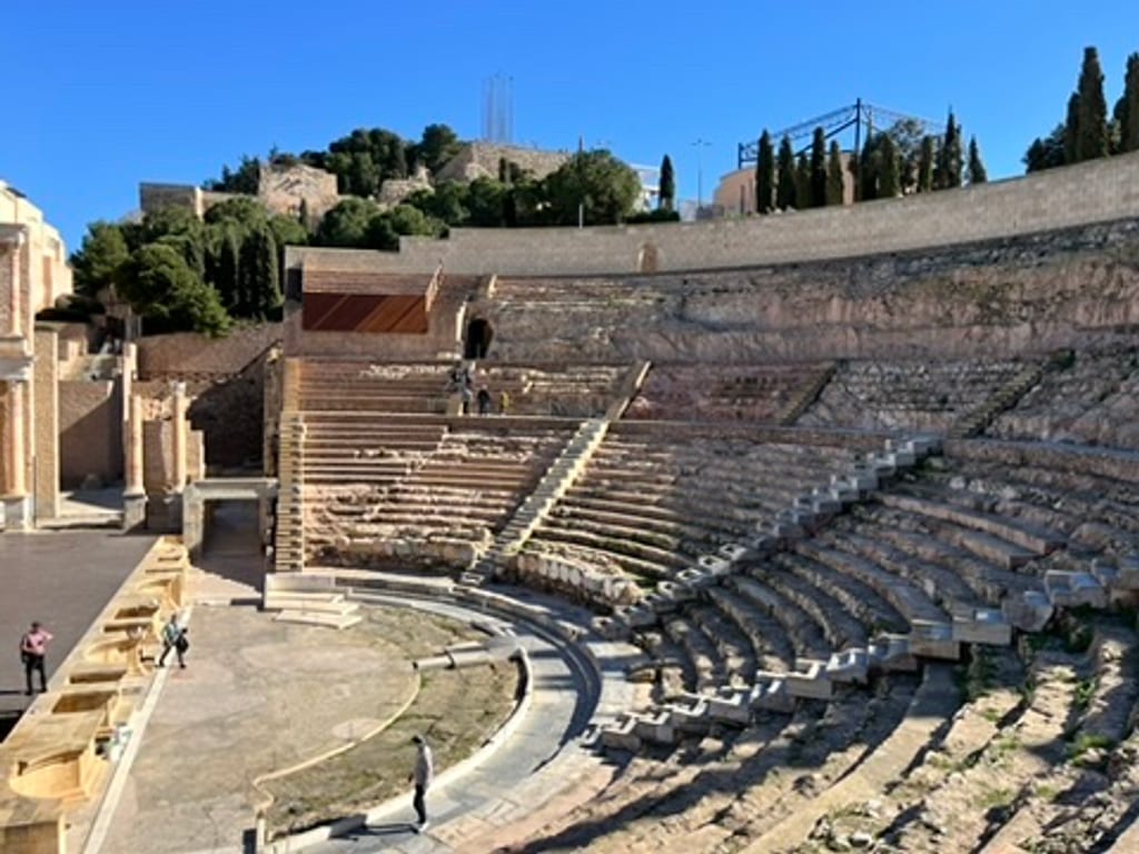 Korytarz archeologiczny Teatru Rzymskiego Cartagena