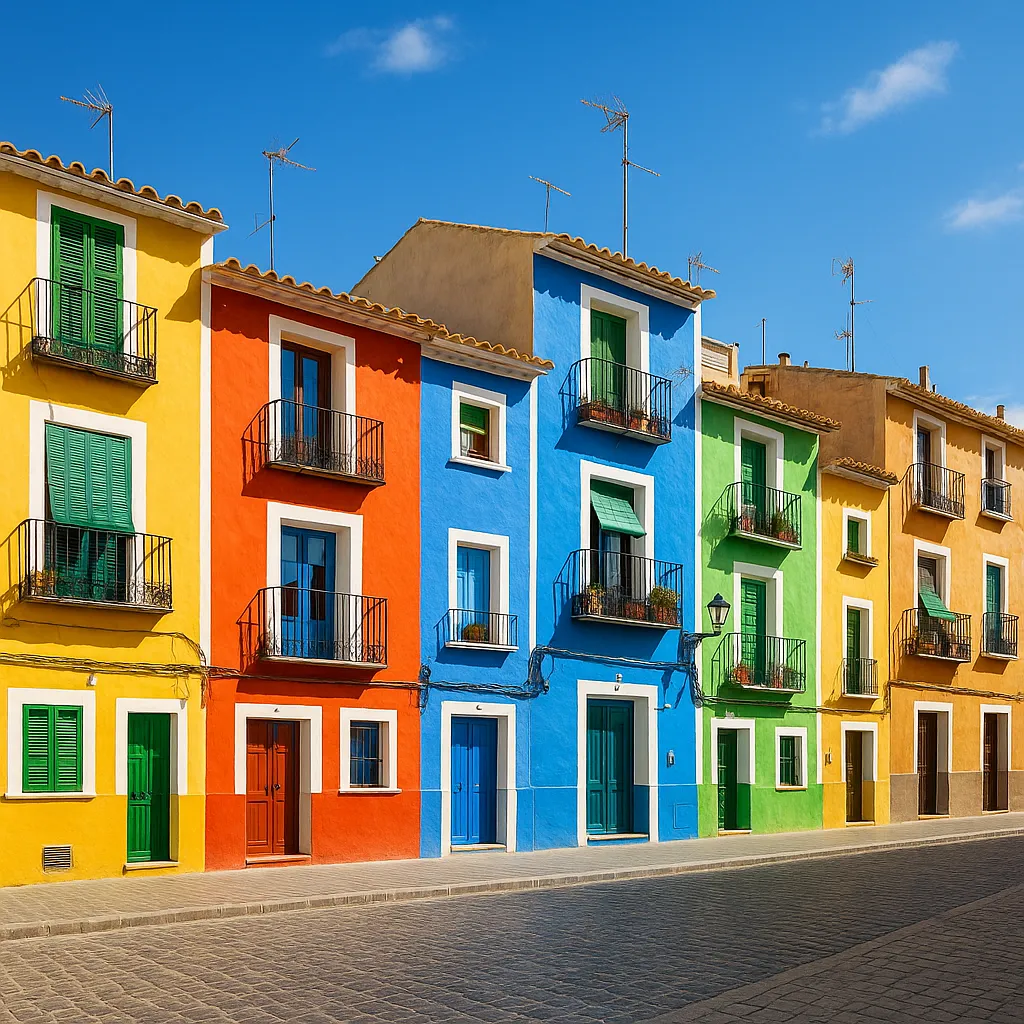 Kolorowe Domy Villajoyosa - Tęczowa Perła Costa Blanca